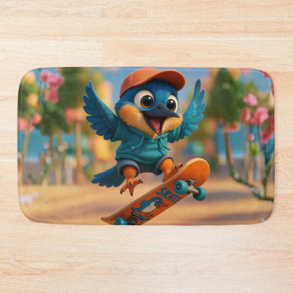 Item preview, Skater Kingfisher designed and sold by Sillytoe.