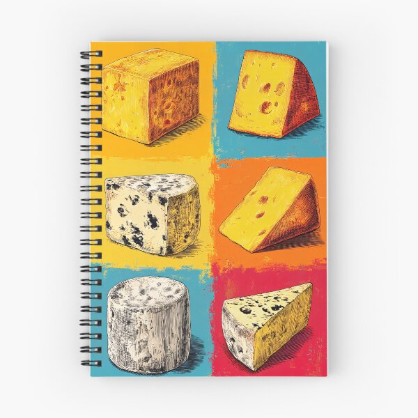 Item preview, Digital Art of Cheese Wedges in Living Color- A Bright Celebration of Artisan Flavors designed and sold by OlfactoART Studio.