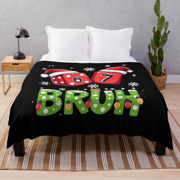 Item preview, 67 Bruh Christmas, Funny Dice Santa Hat Holiday Humor Gift, Silly Xmas Gamer Lucky Numbers Graphic Tee for Teens & Adults designed and sold by saloui.