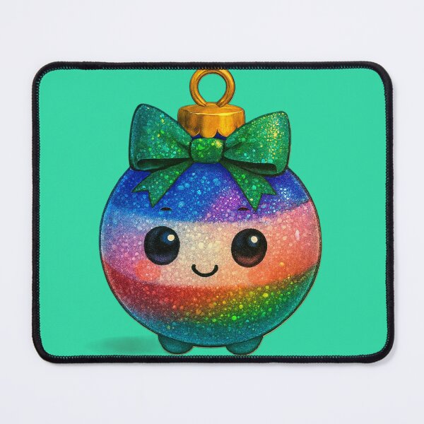 Item preview, kawaii chibi Christmas ornament designed and sold by Ecosetereos.