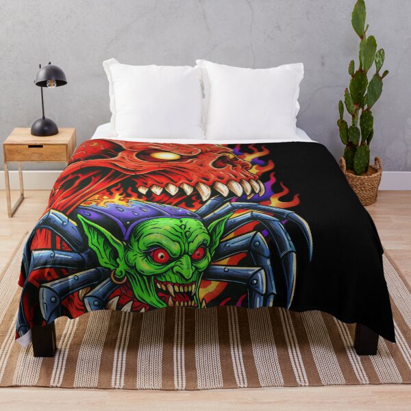 Item preview, Red Demon Eating Goblin Spider designed and sold by CoffinsArt.