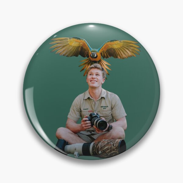 Item preview, Robert Irwin with a Parrot designed and sold by peachkeen88.