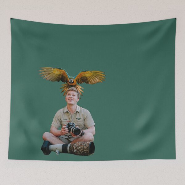 Item preview, Robert Irwin with a Parrot designed and sold by peachkeen88.