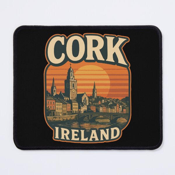 Item preview, Cork Ireland Retro Travel designed and sold by TomFrontierArt.