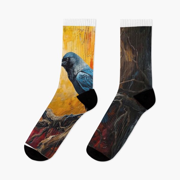 Item preview, Raven on dry branches Oil Paintings designed and sold by Modern-Tropical.