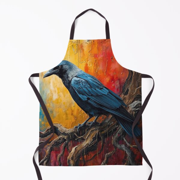Item preview, Raven on dry branches Oil Paintings designed and sold by Modern-Tropical.
