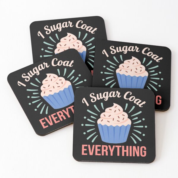 Item preview, I Sugar Coat Everything, Cute Baking Humor Gift, Funny Cupcake Baker Quote Graphic Tee for Sweet Tooth & Pastry Lovers designed and sold by saloui.