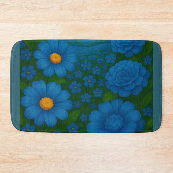 Item preview, Luxury Floral Garden Series – Blue Edition designed and sold by Ceylon Luxe Collections.