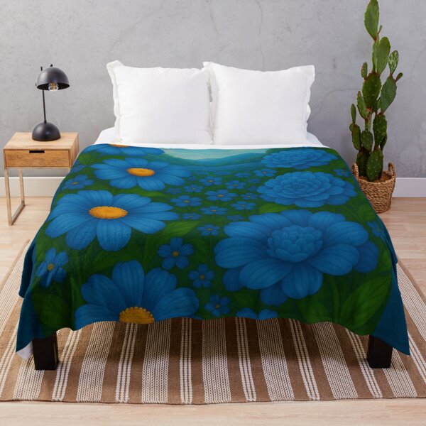 Item preview, Luxury Floral Garden Series – Blue Edition designed and sold by Ceylon Luxe Collections.