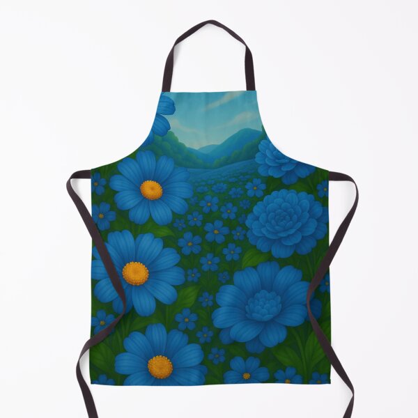 Item preview, Luxury Floral Garden Series – Blue Edition designed and sold by Ceylon Luxe Collections.