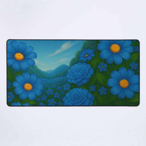 Item preview, Luxury Floral Garden Series – Blue Edition designed and sold by Ceylon Luxe Collections.
