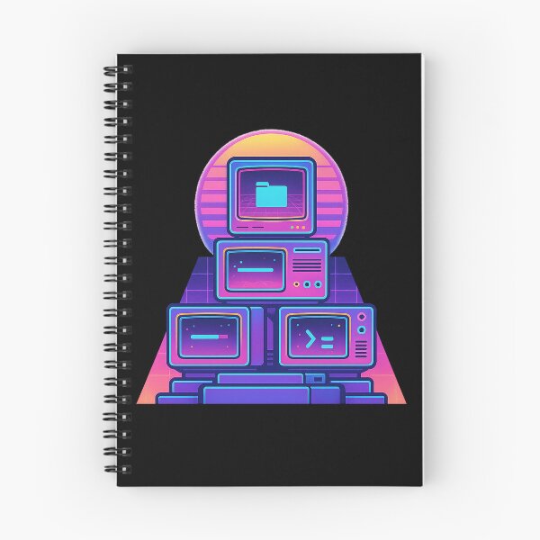 Item preview, Retro PC Shrine Vaporwave Art – Neon CRT Computer Altar designed and sold by AddictiveDesign.