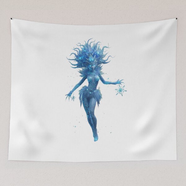 Item preview, Snow Maiden Ice Queen Fantasy designed and sold by AlexLineArt.