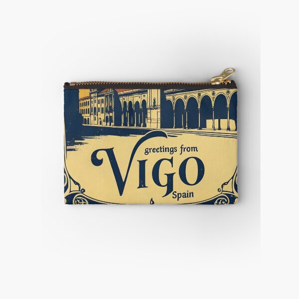 Item preview, Greetings from Vigo Spain Vintage Travel Retro Postcard Design designed and sold by TravelPostcardGems.