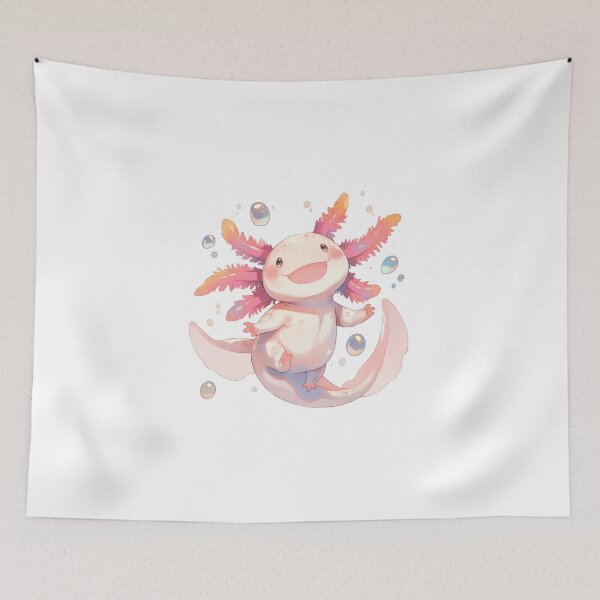 Item preview, Cute happy axolotl designed and sold by SMARTKIT  DESIGNAGENCY.