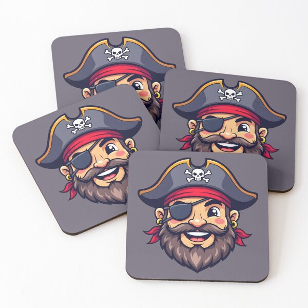 Item preview, Pirate emoji designed and sold by PrintLabStudio.