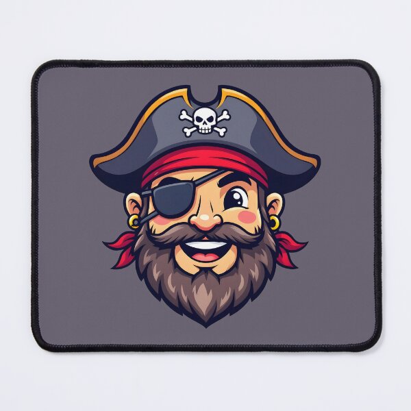 Item preview, Pirate emoji designed and sold by PrintLabStudio.