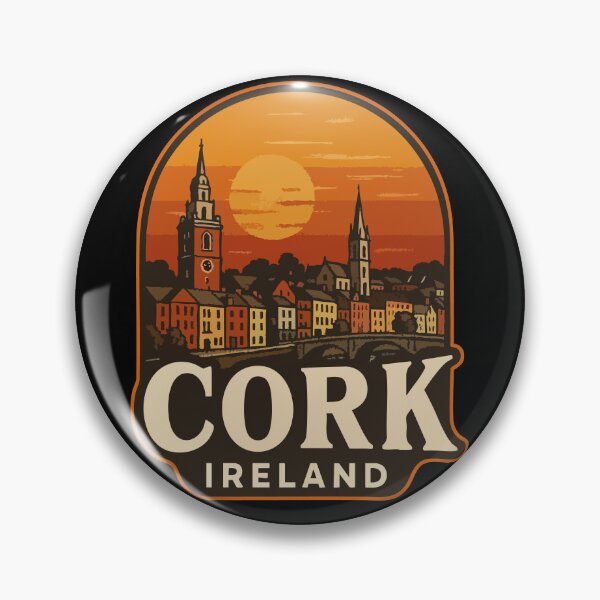 Item preview, Cork Ireland Retro Vintage Travel designed and sold by TomFrontierArt.