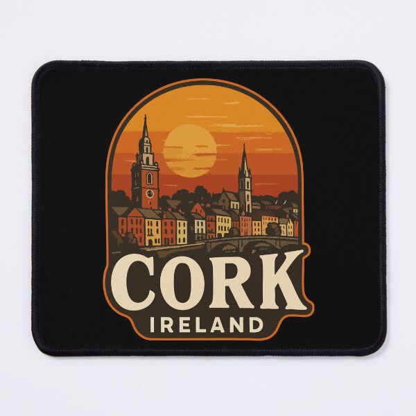 Item preview, Cork Ireland Retro Vintage Travel designed and sold by TomFrontierArt.