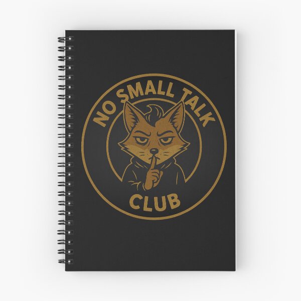 Item preview, No Small Talk Club Fox designed and sold by TytherleyTees.