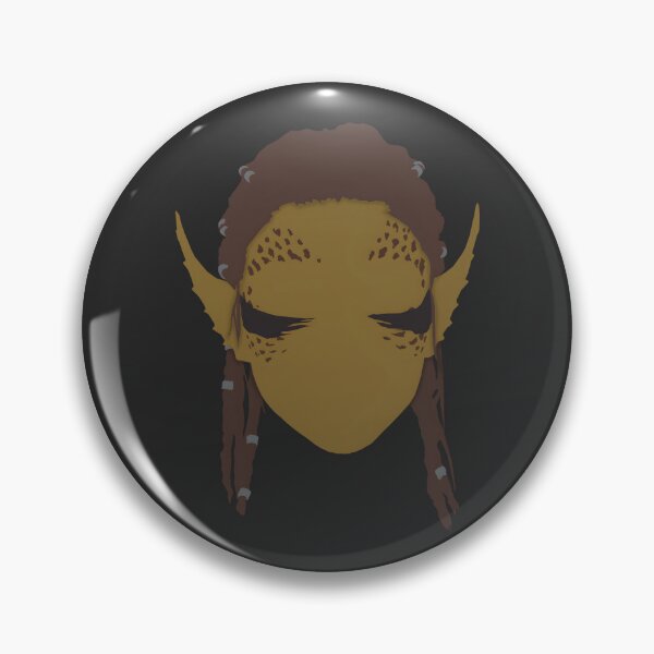 Item preview, Lae'zel Head Silhouette designed and sold by BadLuckByDesign.