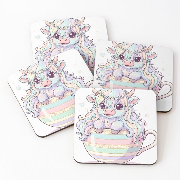 Item preview, Cute Highland cow in a teacup  designed and sold by Metaverse8.