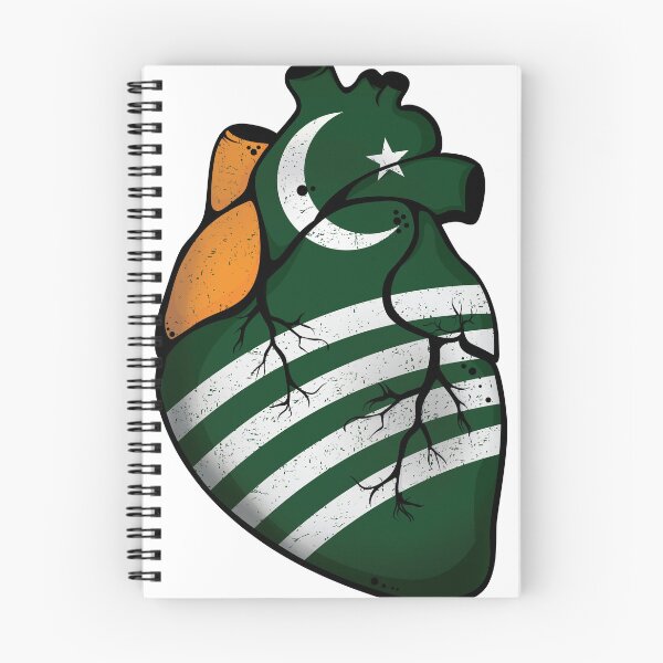 Item preview, Kashmir Flag Heart designed and sold by GamerGearTees.