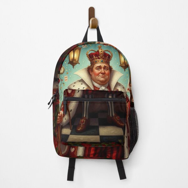 Item preview, King of Hearts Royal Court - High Detail Pop Surrealism Alice in Wonderland Art Print designed and sold by Art's Diner.