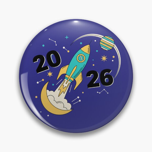 Item preview, 2026 Rocket Launch – New Year Space Adventure designed and sold by PunchDrop.