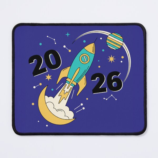 Item preview, 2026 Rocket Launch – New Year Space Adventure designed and sold by PunchDrop.
