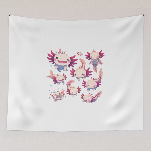 Item preview, Cute happy axolotl designed and sold by SMARTKIT  DESIGNAGENCY.