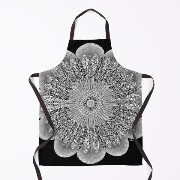 Item preview, White Sunflower — Detailed Botanical Mandala Art designed and sold by MelZahrArt.