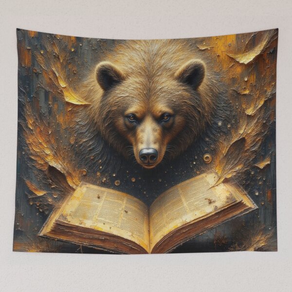 Item preview, Reading is Grizzly designed and sold by Whimsical Art by Angela.