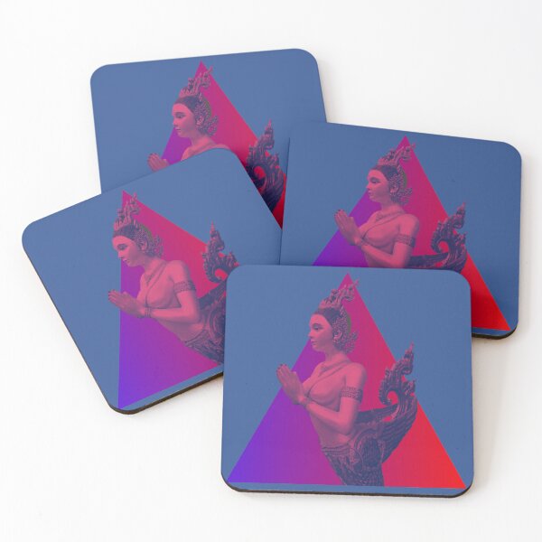 Item preview, Retro Kinnaree Purple to Red designed and sold by Linklandiya.
