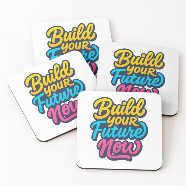 Item preview, Build Your Future Now – Motivational Quote Design designed and sold by luckyyouth.