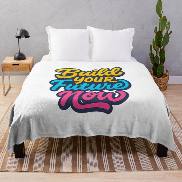 Item preview, Build Your Future Now – Motivational Quote Design designed and sold by luckyyouth.