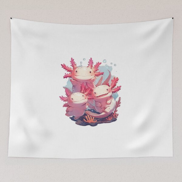 Item preview, Cute happy axolotl designed and sold by SMARTKIT  DESIGNAGENCY.