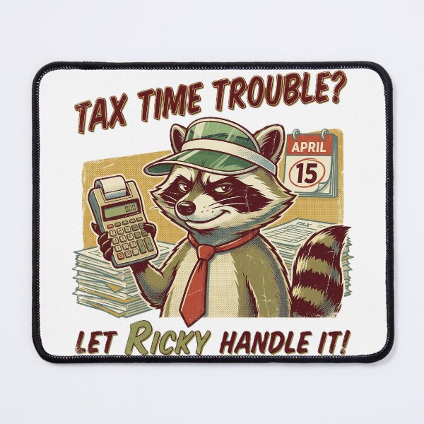 Item preview, Funny Raccoon CPA Tax Trouble designed and sold by RaccoonCPA.