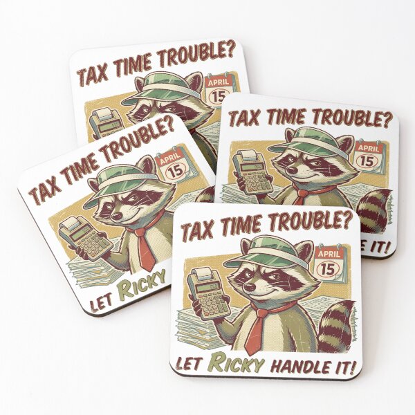 Item preview, Funny Raccoon CPA Tax Trouble designed and sold by RaccoonCPA.