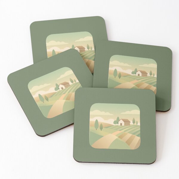 Item preview, Minimal Vector Scenery landscapes designed and sold by Printips store.