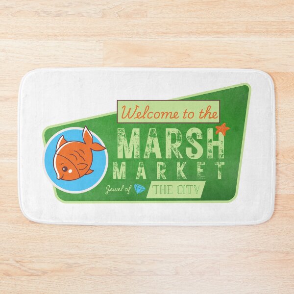 Item preview, Marsh Market (Zootopia) Sign / Logo - with fish! designed and sold by YonderAndBeyond.