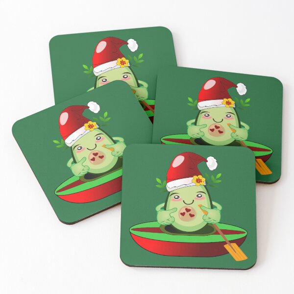 Item preview, Christmas avocado designed and sold by minimalartstory.