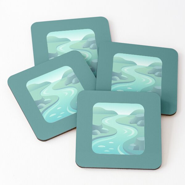 Item preview, Minimal Vector Scenery landscapes designed and sold by Printips store.