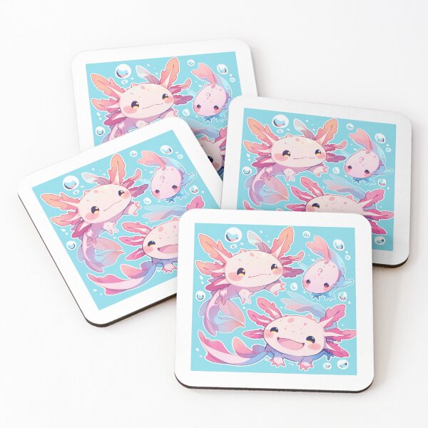 Item preview, Cute happy axolotl designed and sold by SMARTKIT  DESIGNAGENCY.