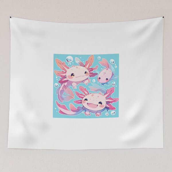 Item preview, Cute happy axolotl designed and sold by SMARTKIT  DESIGNAGENCY.