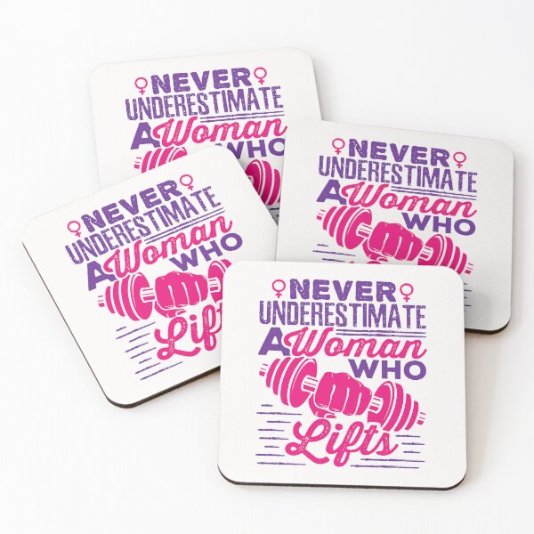 Item preview, Never Underestimate a Woman Who Lifts designed and sold by jaygo.