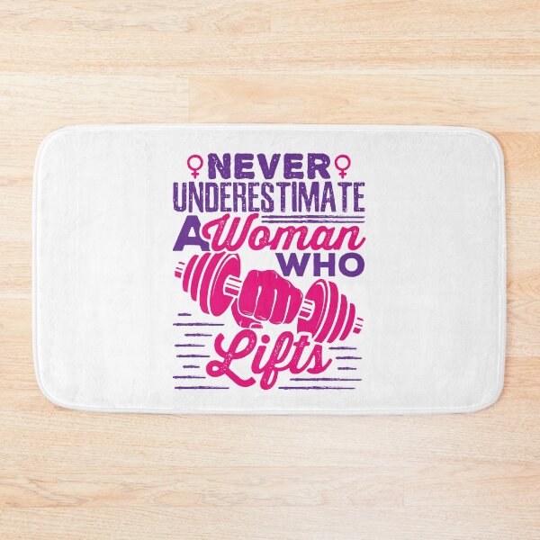 Item preview, Never Underestimate a Woman Who Lifts designed and sold by jaygo.