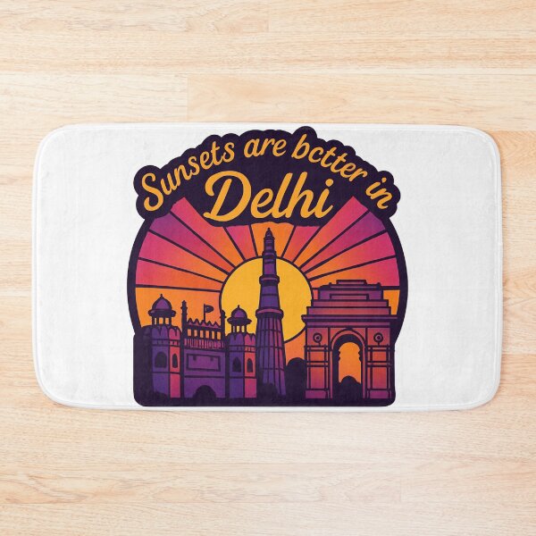 Item preview, Sunsets Are Better in Delhi Adventure Vintage Travel designed and sold by Retro-Anime9.