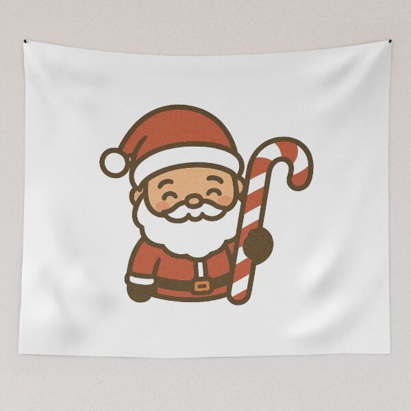 Item preview, Cute Kawaii Santa Claus – Adorable Christmas Holiday Cartoon Design designed and sold by StyleLap.