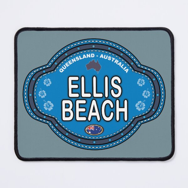 Item preview, Ellis Beach Australia stitching effect emblem designed and sold by studioss76.